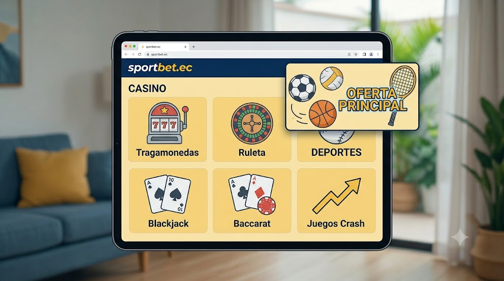 Selección de tragamonedas disponible en Sportbet